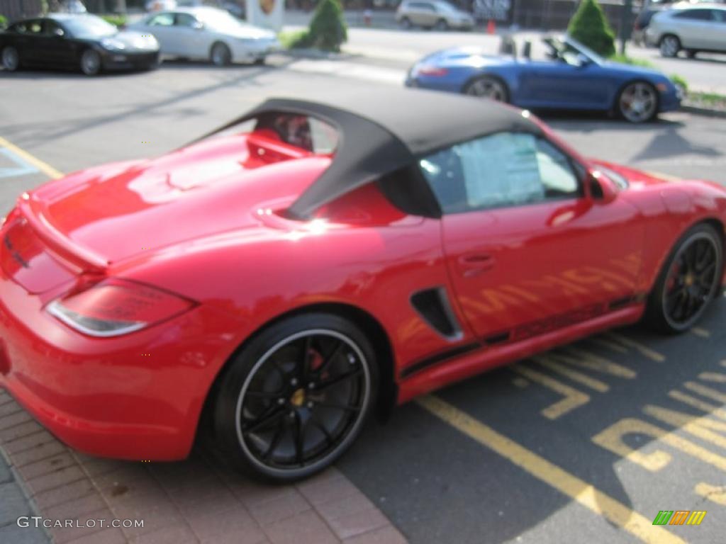 2011 Boxster Spyder - Guards Red / Black photo #9