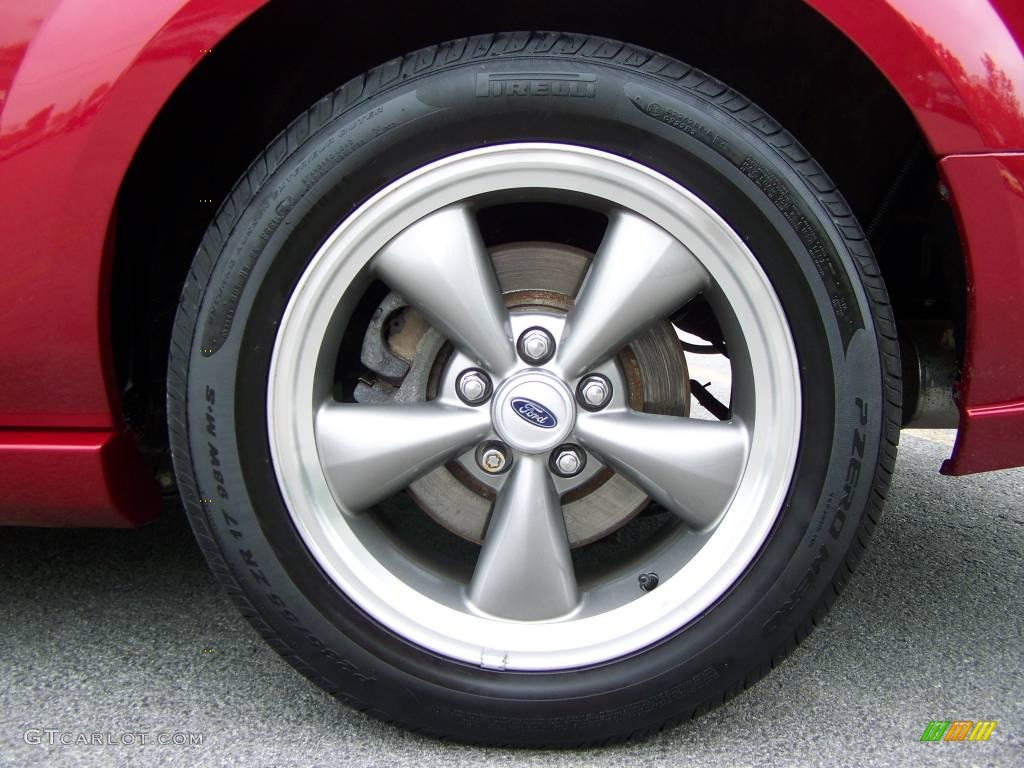 2005 Mustang GT Premium Coupe - Redfire Metallic / Dark Charcoal photo #8