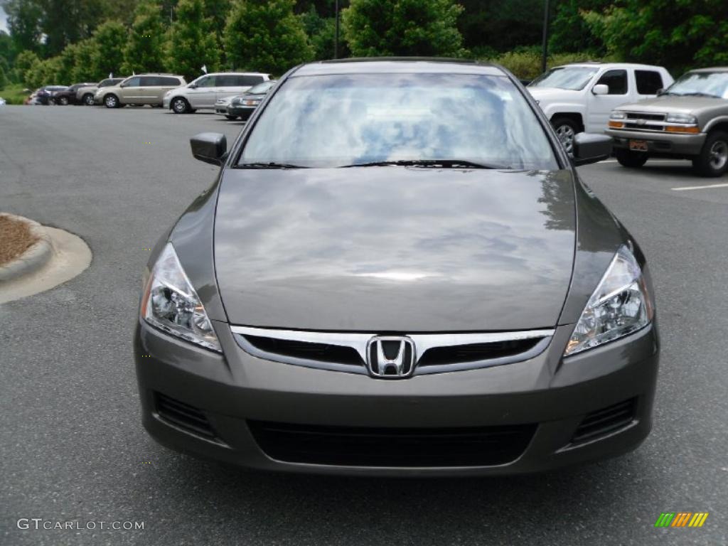 2007 Accord EX-L V6 Sedan - Carbon Bronze Pearl / Ivory photo #6