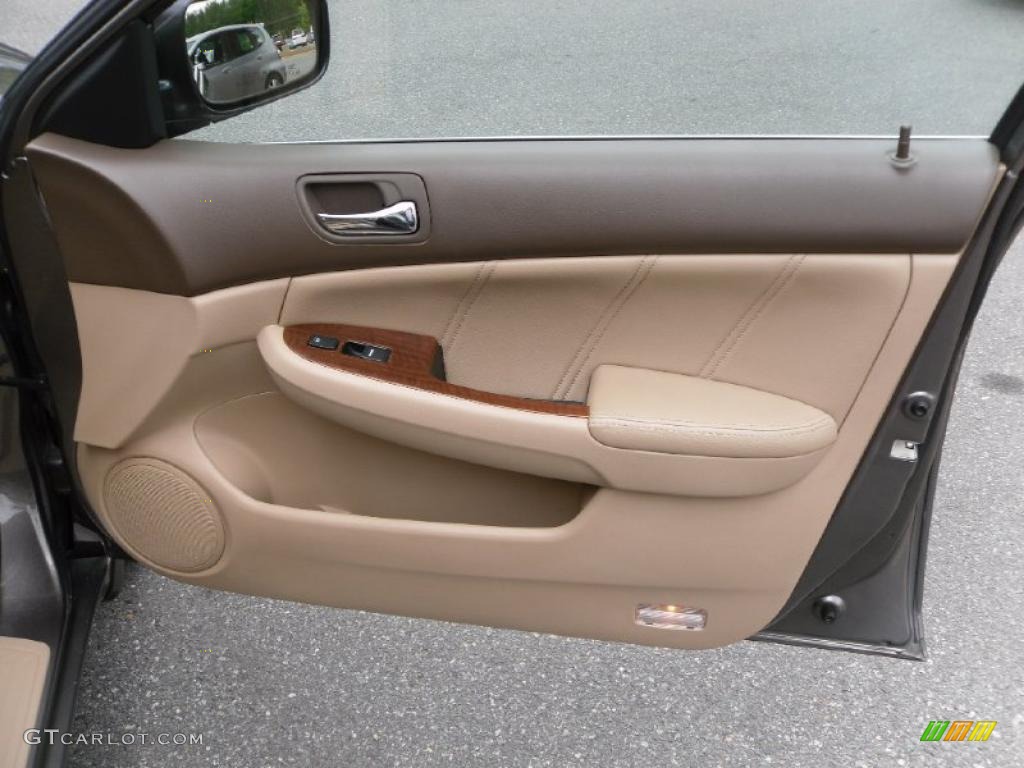 2007 Accord EX-L V6 Sedan - Carbon Bronze Pearl / Ivory photo #22