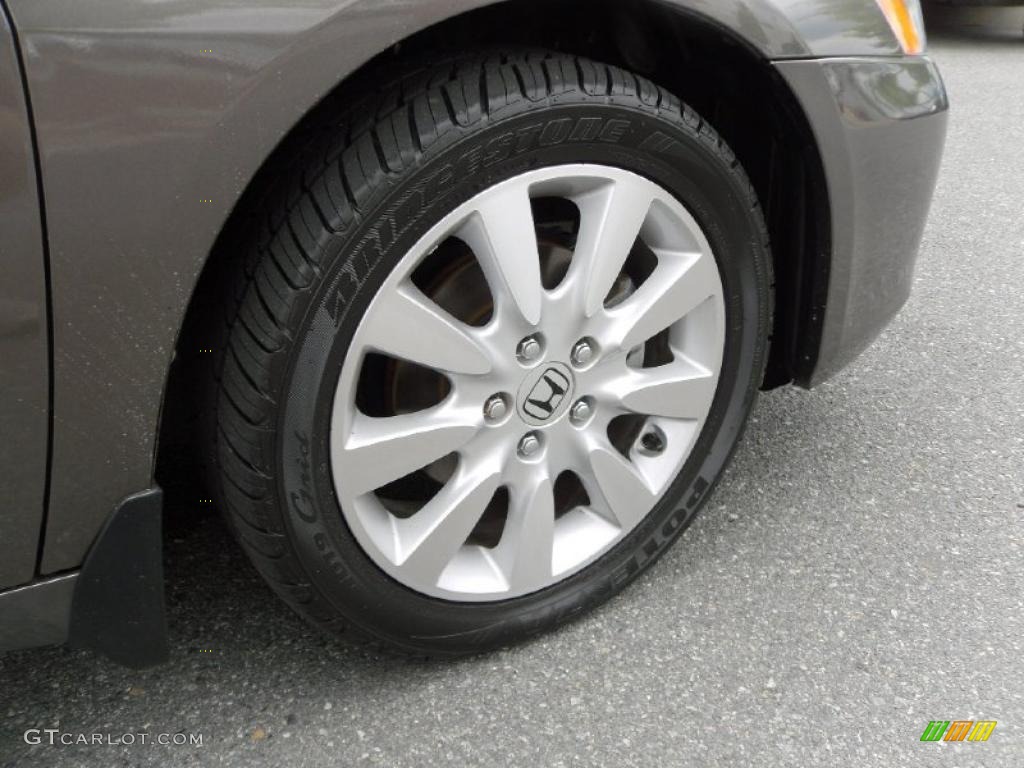 2007 Accord EX-L V6 Sedan - Carbon Bronze Pearl / Ivory photo #23