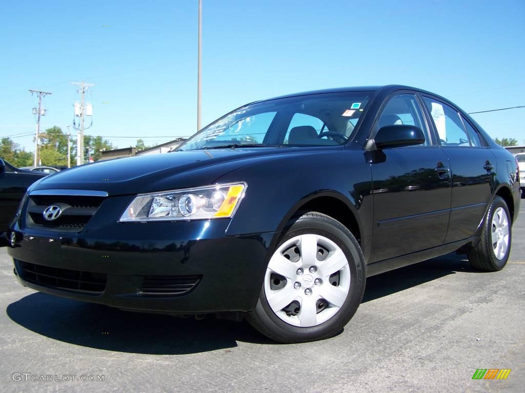 2006 Sonata GL - Deepwater Blue / Gray photo #1