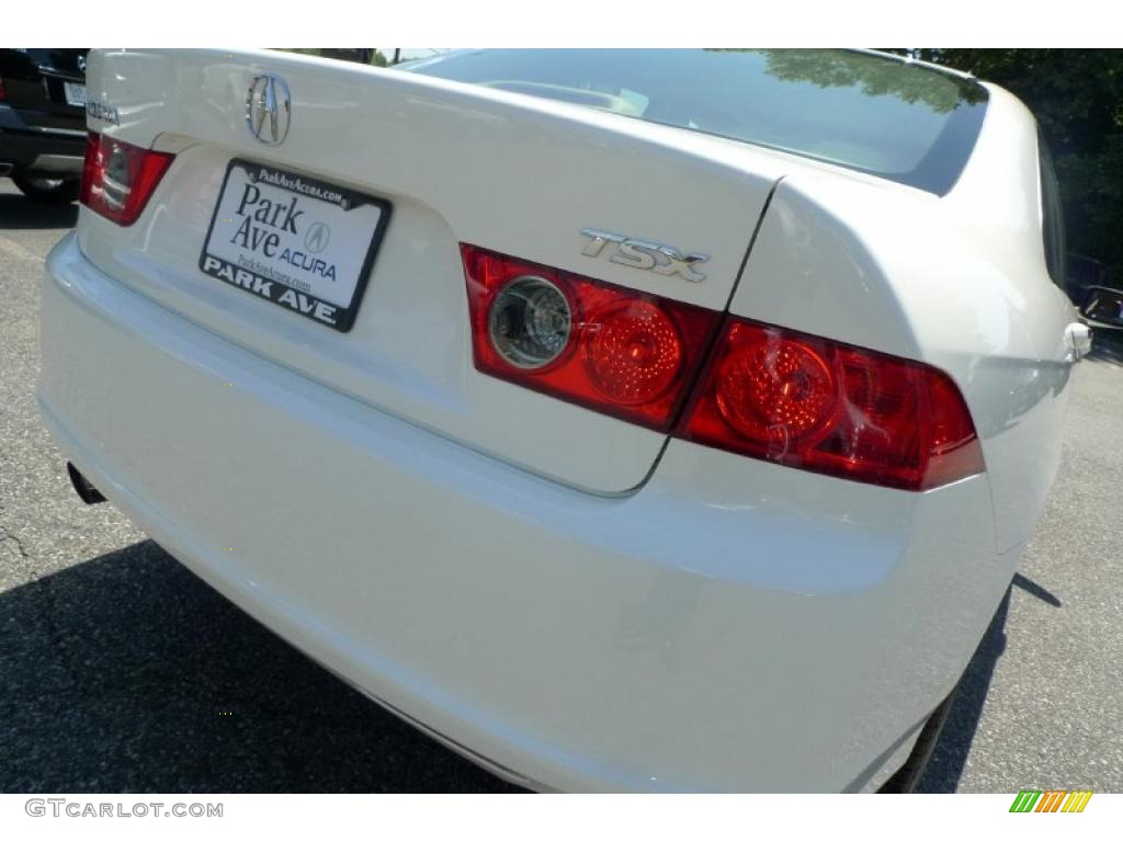 2008 TSX Sedan - Premium White Pearl / Parchment photo #13