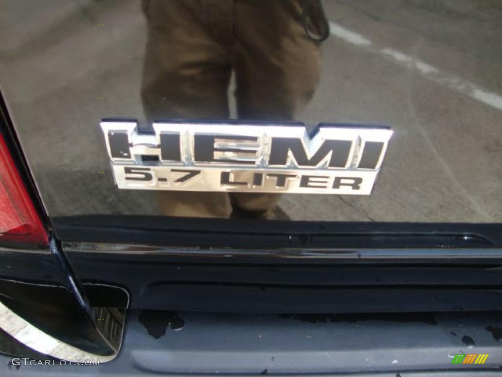2006 Ram 1500 SLT Quad Cab - Brilliant Black Crystal Pearl / Medium Slate Gray photo #31
