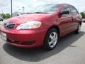 2008 Impulse Red Pearl Toyota Corolla CE  photo #1