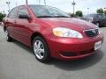 2008 Impulse Red Pearl Toyota Corolla CE  photo #7