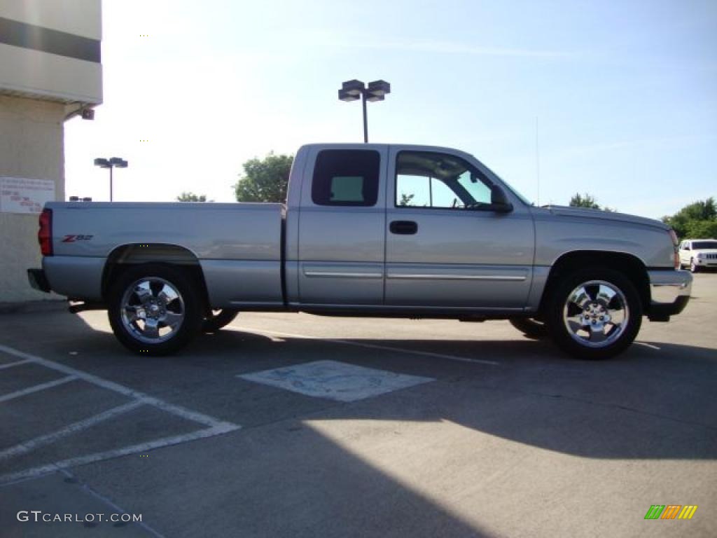 2006 Silverado 1500 Z71 Extended Cab 4x4 - Silver Birch Metallic / Dark Charcoal photo #2