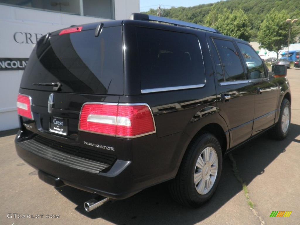 2007 Navigator Luxury 4x4 - Black / Charcoal photo #4