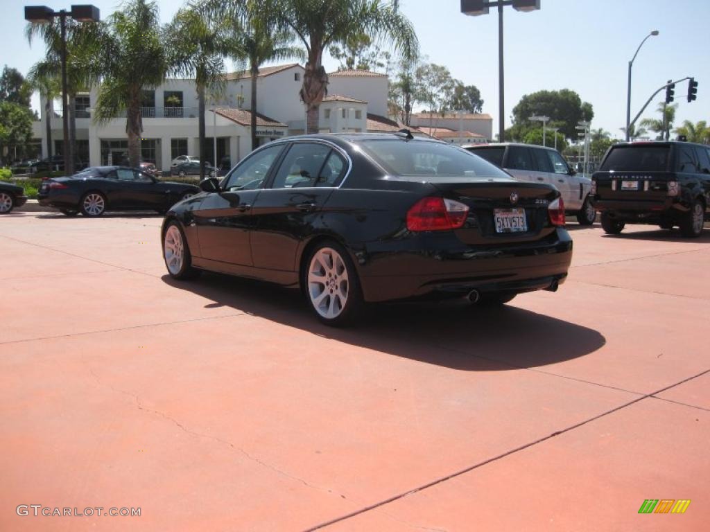 2007 3 Series 335i Sedan - Jet Black / Black photo #3