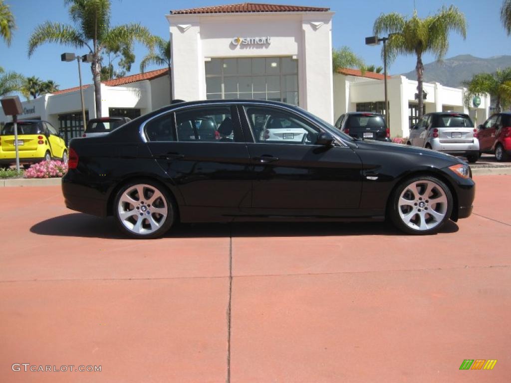 2007 3 Series 335i Sedan - Jet Black / Black photo #6