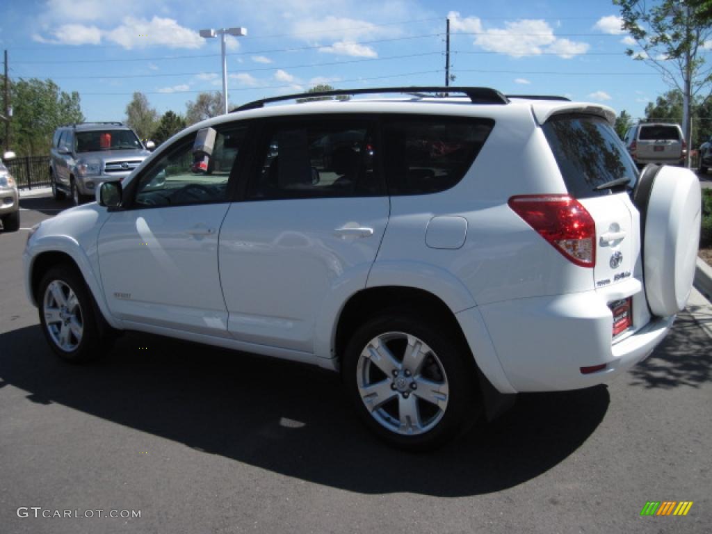 2007 RAV4 Sport 4WD - Super White / Taupe photo #4