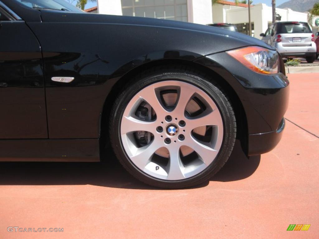 2007 3 Series 335i Sedan - Jet Black / Black photo #21