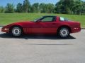 1987 Bright Red Chevrolet Corvette Coupe  photo #2