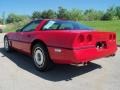 1987 Bright Red Chevrolet Corvette Coupe  photo #3