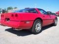 1987 Bright Red Chevrolet Corvette Coupe  photo #5