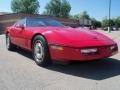 1987 Bright Red Chevrolet Corvette Coupe  photo #7