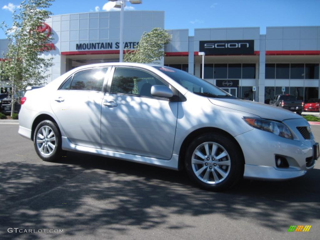 2009 Corolla S - Classic Silver Metallic / Dark Charcoal photo #1