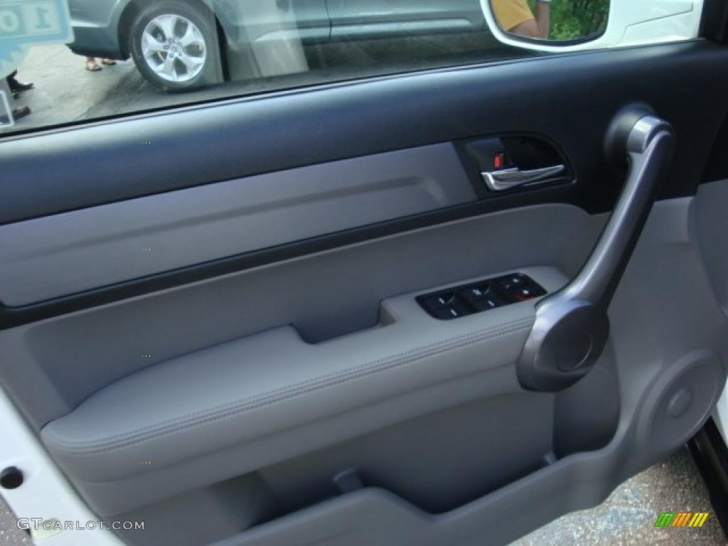 2009 CR-V EX-L 4WD - Taffeta White / Gray photo #11