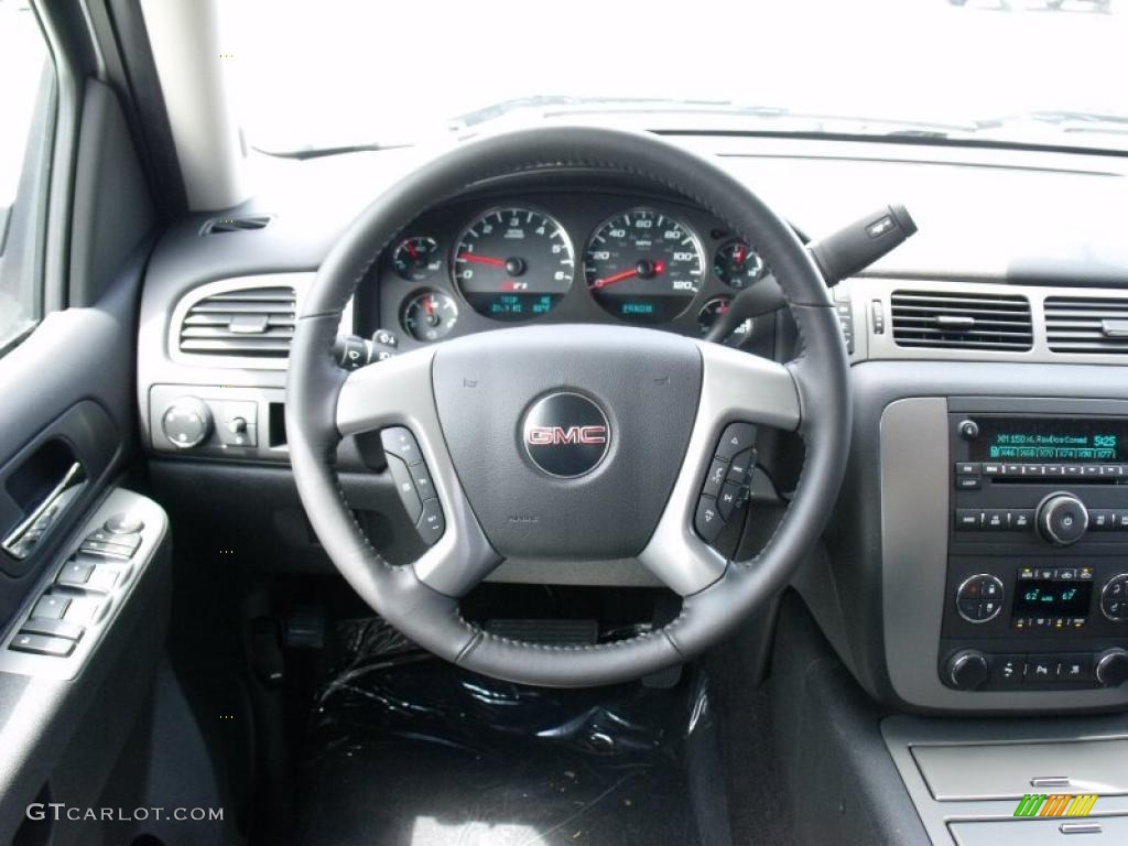 2010 Sierra 1500 SLE Crew Cab - Summit White / Ebony photo #19