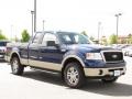 Dark Blue Pearl Metallic - F150 Lariat SuperCab 4x4 Photo No. 9