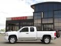 2007 Summit White Chevrolet Silverado 1500 LT Extended Cab 4x4  photo #1