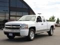 2007 Summit White Chevrolet Silverado 1500 LT Extended Cab 4x4  photo #8