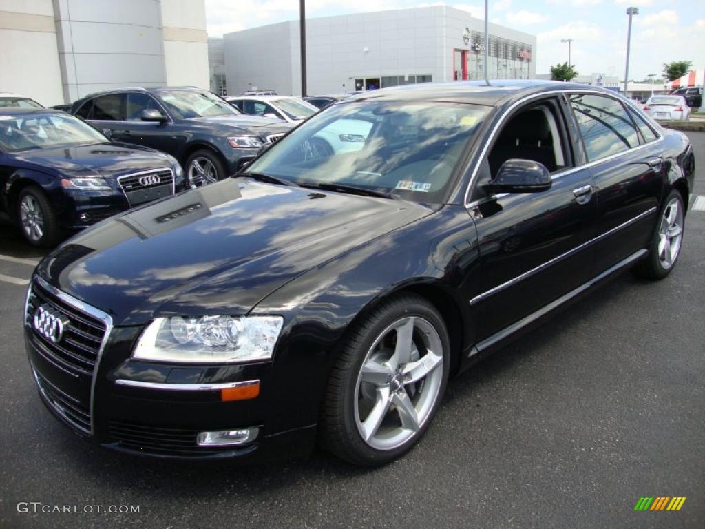 2010 A8 L 4.2 quattro - Phantom Black Pearl Effect / Black photo #2