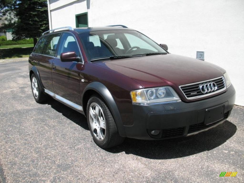 2003 Allroad 2.7T quattro - Burgundy Red / Platinum/Saber Black photo #2