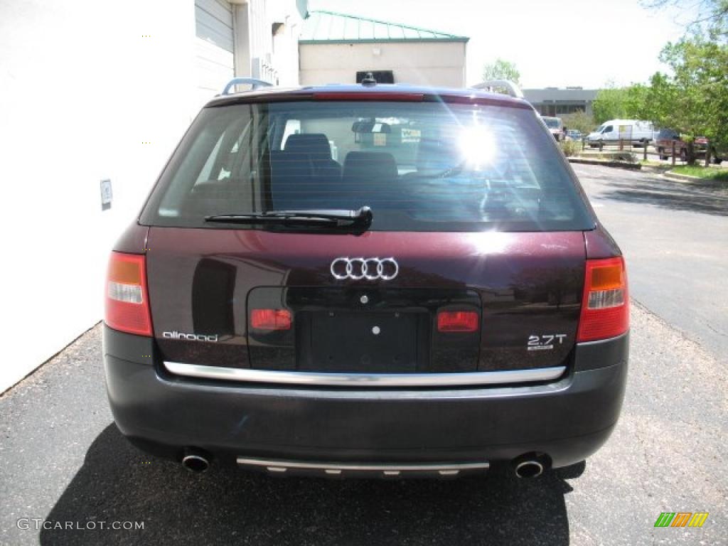 2003 Allroad 2.7T quattro - Burgundy Red / Platinum/Saber Black photo #6