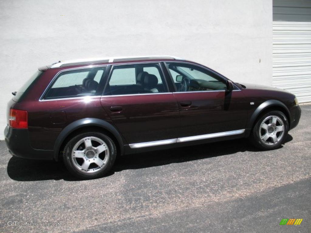 2003 Allroad 2.7T quattro - Burgundy Red / Platinum/Saber Black photo #8