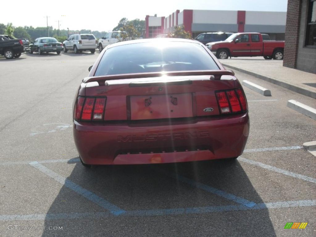 2003 Mustang V6 Coupe - Redfire Metallic / Medium Graphite photo #3