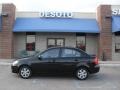 2009 Ebony Black Hyundai Accent GLS 4 Door  photo #1