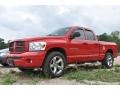 2007 Flame Red Dodge Ram 1500 SLT Quad Cab  photo #1