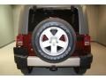 2008 Red Rock Crystal Pearl Jeep Wrangler Unlimited Sahara 4x4  photo #5