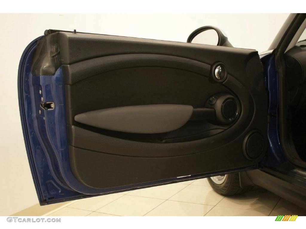 2007 Cooper Hardtop - Lightning Blue Metallic / Carbon Black/Black photo #8