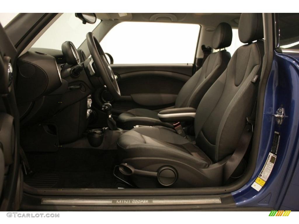2007 Cooper Hardtop - Lightning Blue Metallic / Carbon Black/Black photo #9