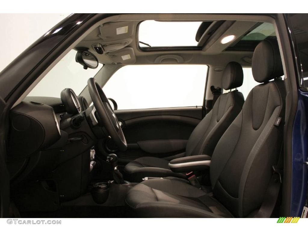 2007 Cooper Hardtop - Lightning Blue Metallic / Carbon Black/Black photo #10