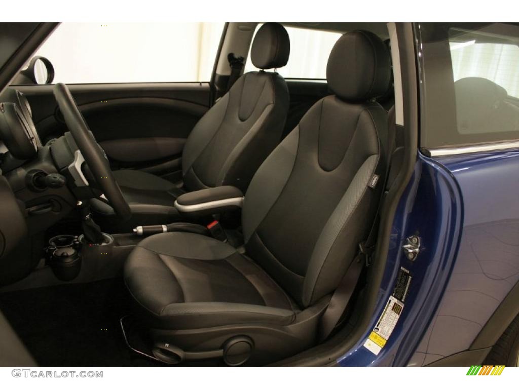 2007 Cooper Hardtop - Lightning Blue Metallic / Carbon Black/Black photo #11