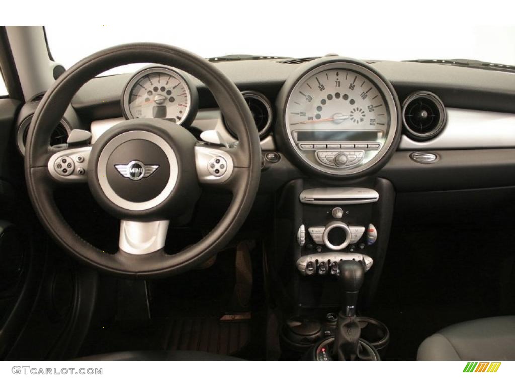 2007 Cooper Hardtop - Lightning Blue Metallic / Carbon Black/Black photo #22