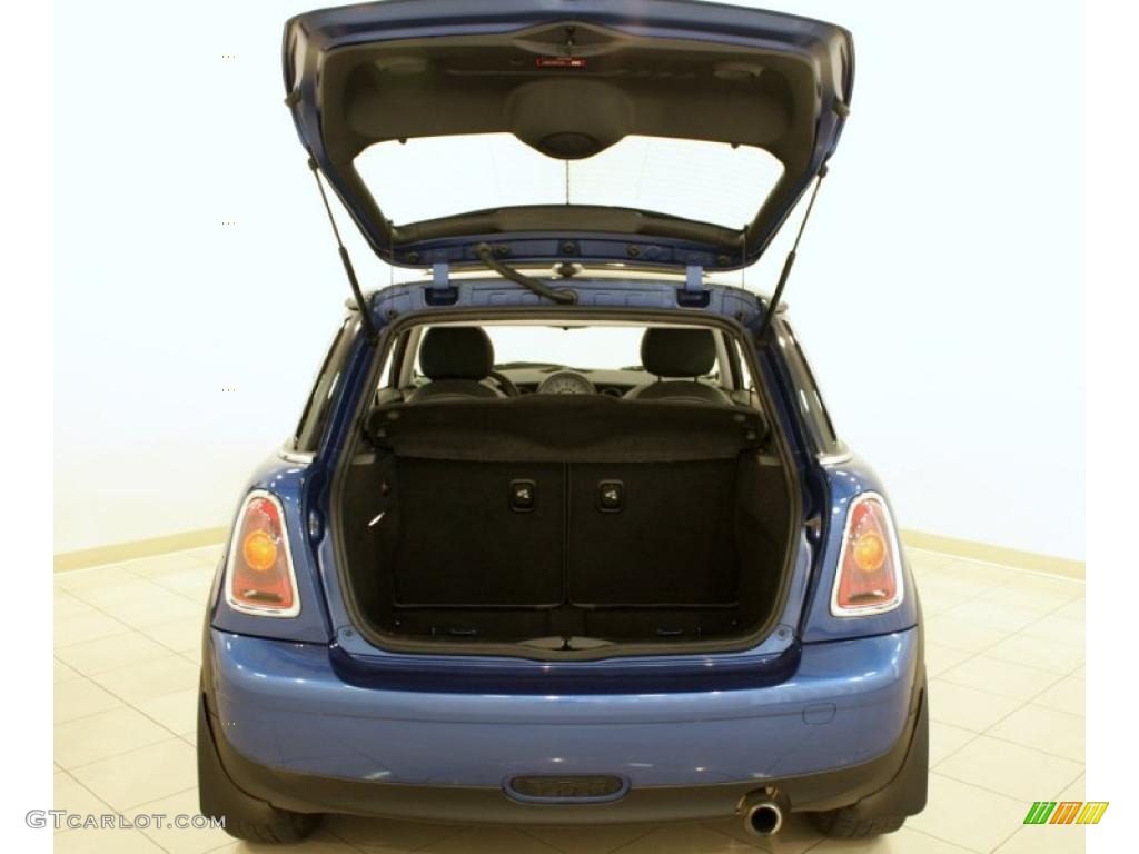 2007 Cooper Hardtop - Lightning Blue Metallic / Carbon Black/Black photo #23