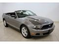 2010 Sterling Grey Metallic Ford Mustang V6 Convertible  photo #1