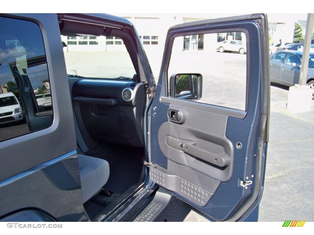 2008 Wrangler Sahara 4x4 - Steel Blue Metallic / Dark Slate Gray/Medium Slate Gray photo #16