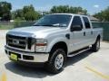 2008 Silver Metallic Ford F250 Super Duty XLT Crew Cab 4x4  photo #7