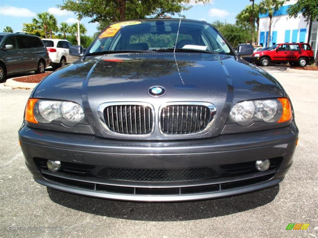 2000 3 Series 328i Coupe - Steel Grey Metallic / Grey photo #7