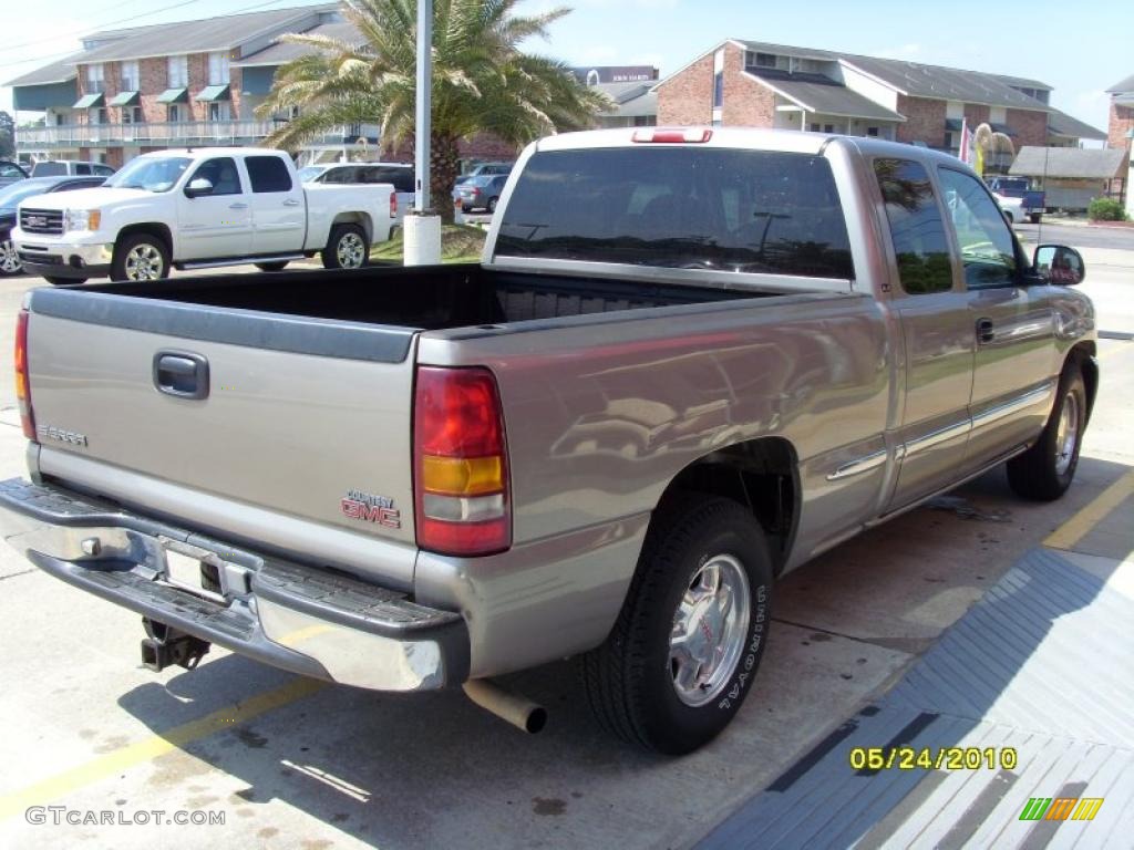 2001 Sierra 1500 SLE Extended Cab - Pewter Metallic / Neutral photo #5