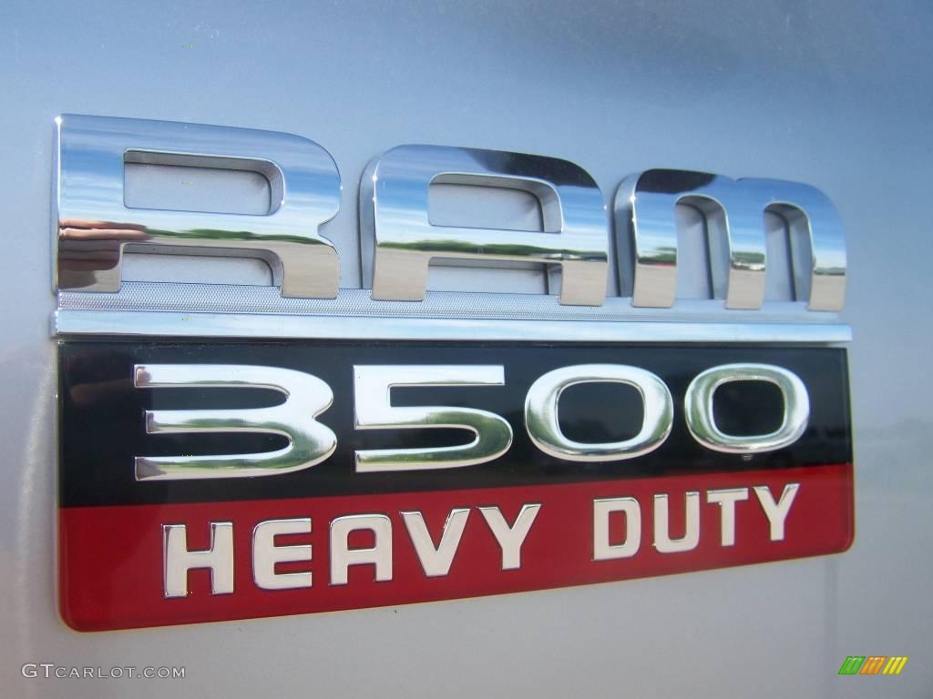 2008 Ram 3500 Big Horn Edition Quad Cab Dually - Bright Silver Metallic / Medium Slate Gray photo #8
