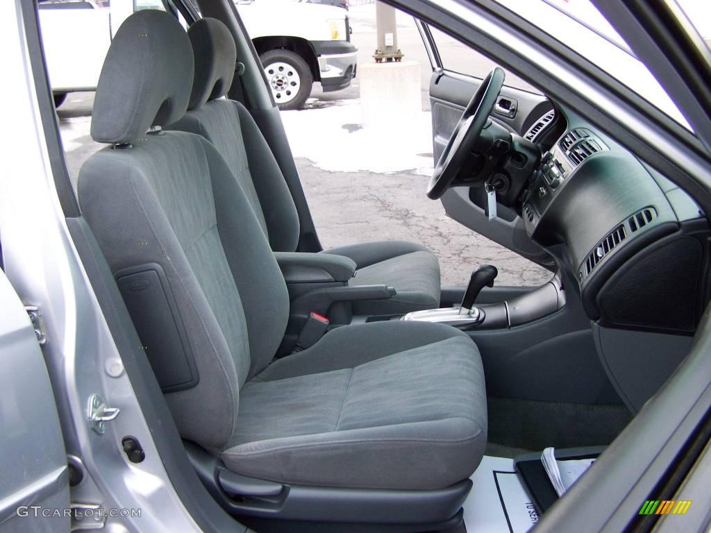 2003 Civic EX Sedan - Satin Silver Metallic / Gray photo #9