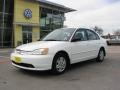 Taffeta White - Civic LX Sedan Photo No. 1