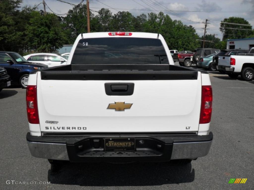 2008 Silverado 1500 LT Crew Cab - Summit White / Light Titanium/Ebony Accents photo #3