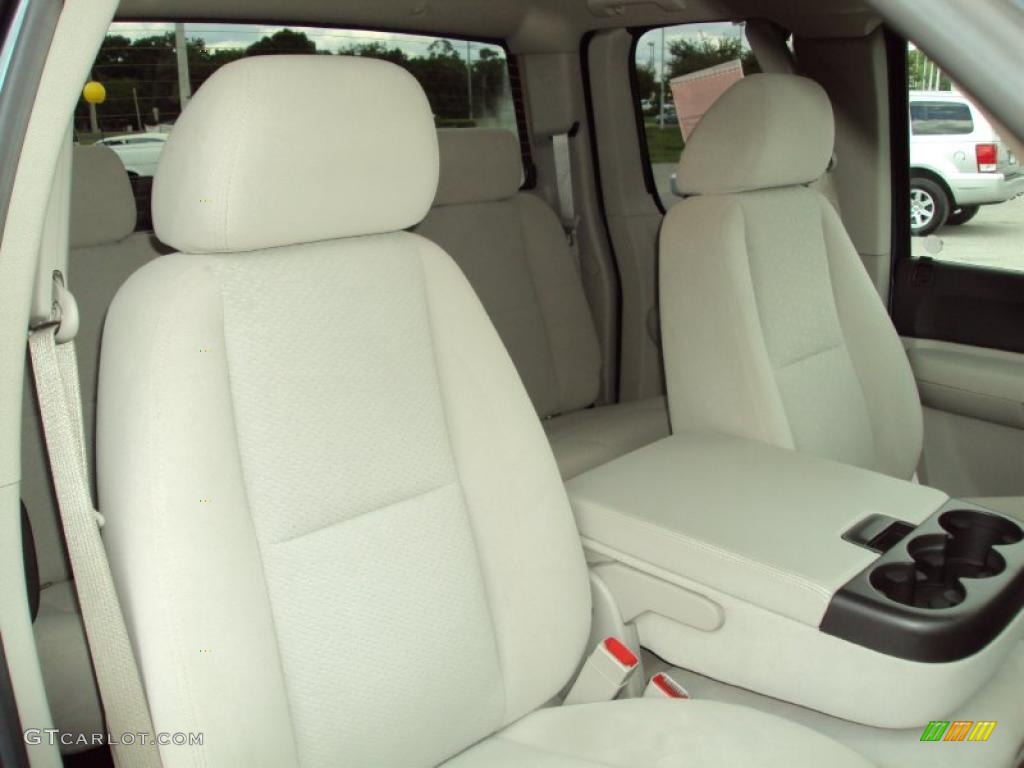 2007 Silverado 1500 LT Extended Cab - Blue Granite Metallic / Light Titanium/Ebony Black photo #11